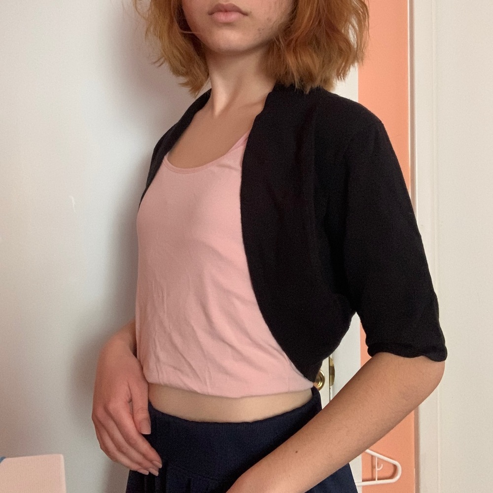 Black mini jacket